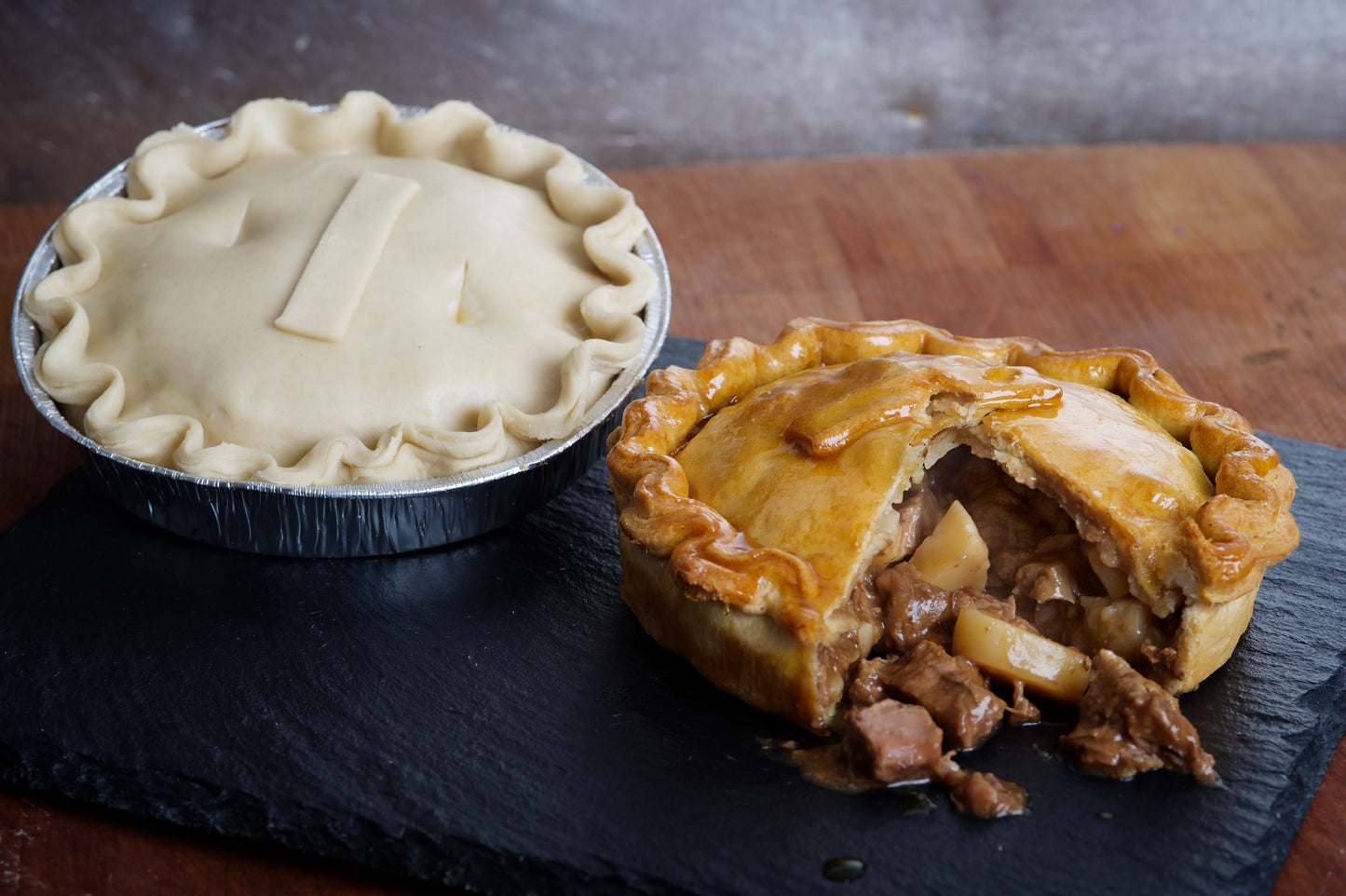 Large Steak & Potato Pie